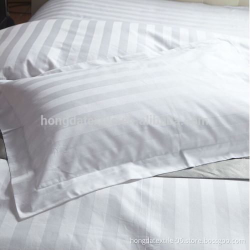 100% cotton 300TC 3cm sateen stripe pillowcase, pillow cover